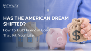 Pathway Blog Post Header (1) A young adult considering different paths toward savings, housing and career goals.